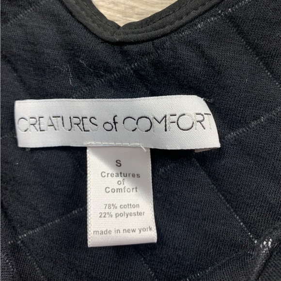 Creatures Of Comfort Houndstooth Quilted Skater Mini Dress - Picture 7 of 10